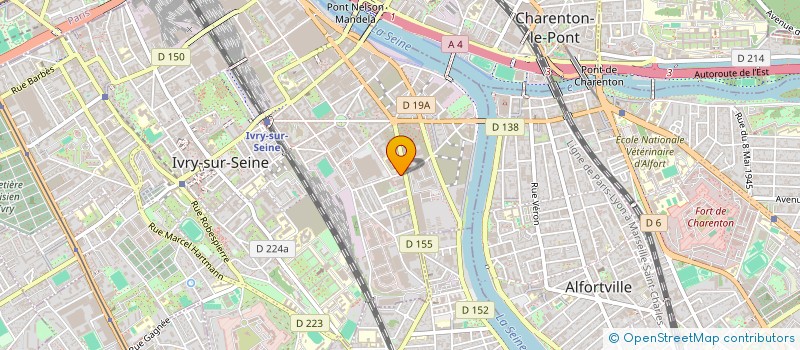 localisation de l'entreprise MONSIEUR MAEVA MELKI  IVRY-SUR-SEINE