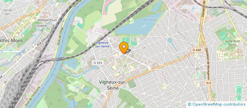 localisation de l'entreprise MONSIEUR MAFAKAMA MABAYE  VIGNEUX-SUR-SEINE