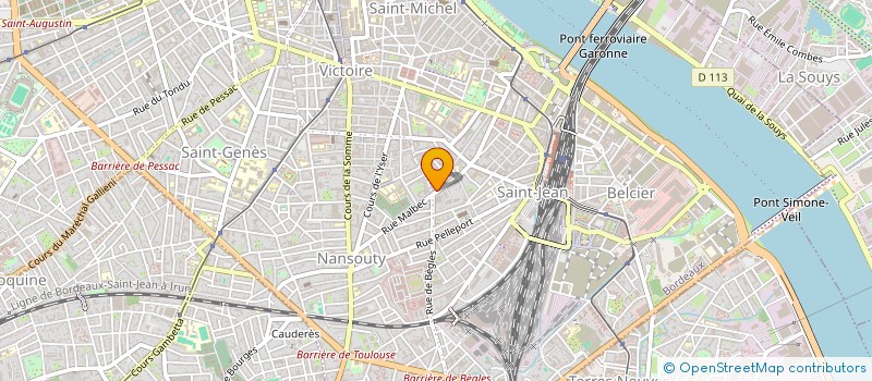 localisation de l'entreprise MONSIEUR MAFUTA BRIA WEBER  BORDEAUX