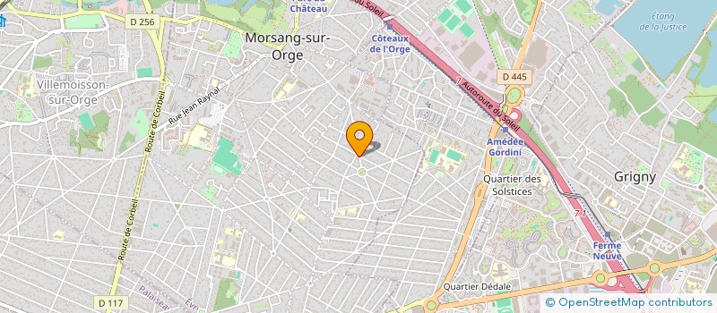 localisation de l'entreprise MONSIEUR MAGALIE ROUDOT à MORSANG-SUR-ORGE