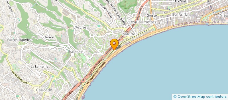 localisation de l'entreprise MONSIEUR MAGD MAGDY  NICE