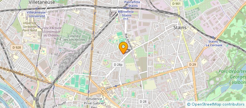 localisation de l'entreprise MONSIEUR MAGDI CHOEB à PIERREFITTE-SUR-SEINE