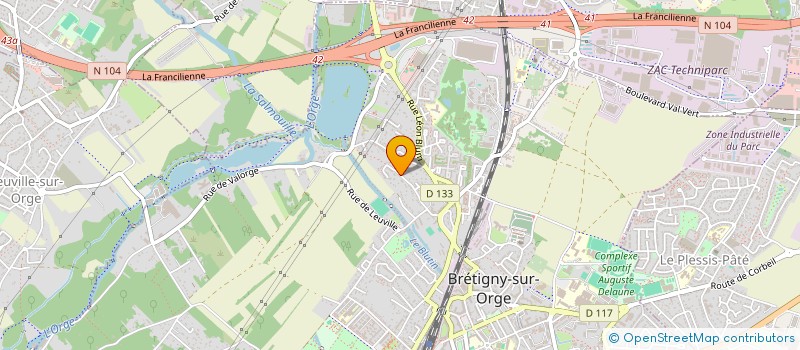 localisation de l'entreprise MONSIEUR MAGDI ZOUAGHA à BRETIGNY-SUR-ORGE