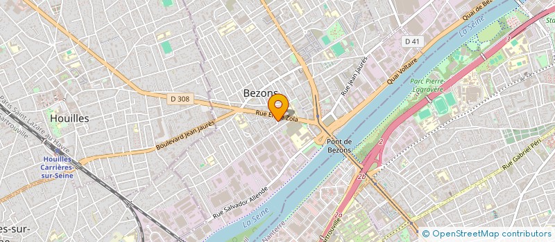 localisation de l'entreprise MONSIEUR MAGDOU THIAM  BEZONS