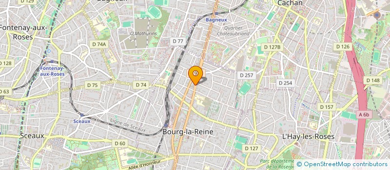 localisation de l'entreprise MONSIEUR MAGED MATTA à BOURG-LA-REINE