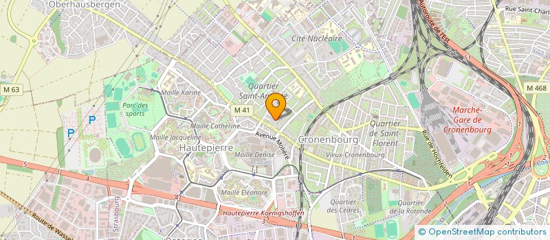 localisation de l'entreprise MONSIEUR MAGHADEVANE SEGARANE à STRASBOURG