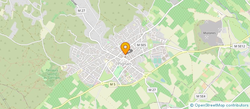 localisation de l'entreprise MONSIEUR MAGID BOUALI à PIGNAN
