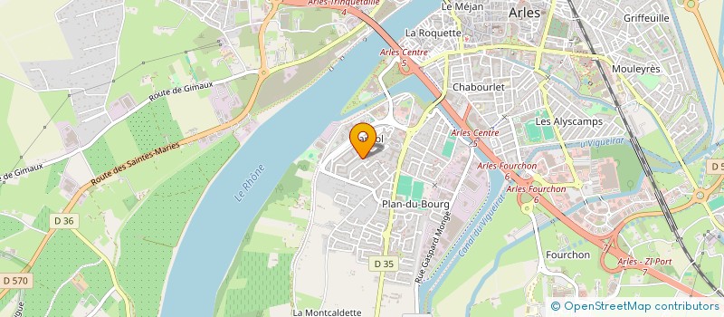 localisation de l'entreprise MONSIEUR MAGIDE BOUCHERF à ARLES