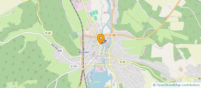 localisation de l'entreprise MONSIEUR MAGLOIRE BANGUI TOUMBA  BRIONNE