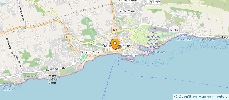 localisation de l'entreprise MONSIEUR MAGLOIRE DURIMEL  SAINT-FRANCOIS