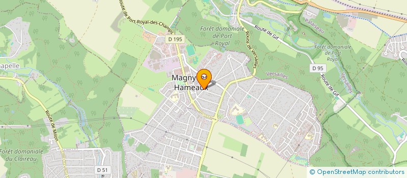 localisation de l'entreprise MONSIEUR MAGLOIRE FONKOUA  MAGNY-LES-HAMEAUX