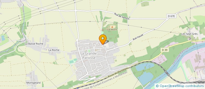 localisation de l'entreprise MONSIEUR MAGLOIRE GINEAU  LA GRANDE-PAROISSE