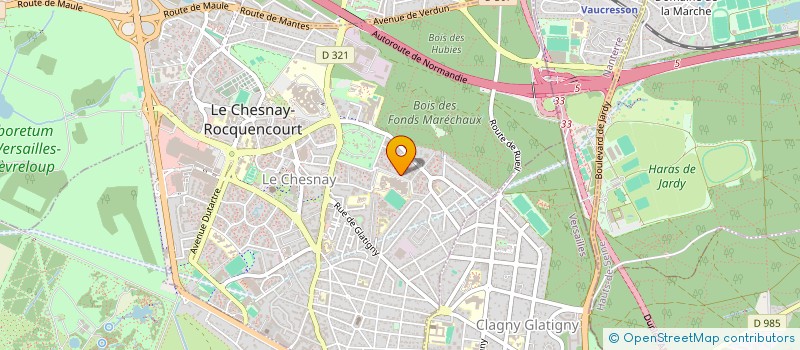 localisation de l'entreprise MONSIEUR MAGLOIRE KOUMBA BENGA DE YAKOLI  SAVIGNY-LE-TEMPLE