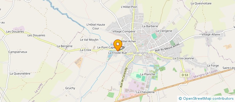 localisation de l'entreprise MONSIEUR MAGLOIRE ROSE  MARIGNY-LE-LOZON