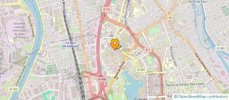 localisation de l'entreprise MONSIEUR MAGLOIRE TCHOUNKEU  CRETEIL