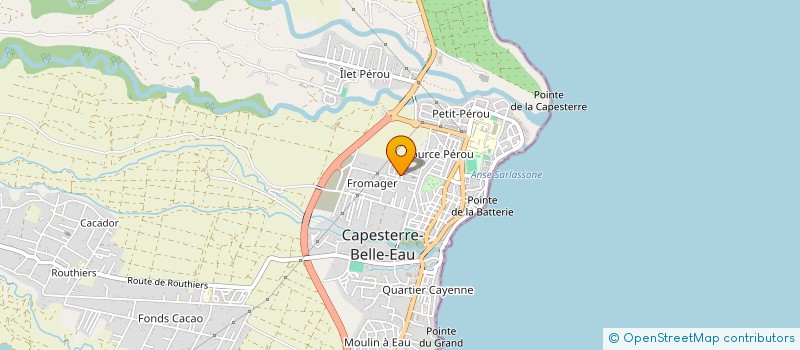localisation de l'entreprise MONSIEUR MAGLOIRE URCEL à CAPESTERRE-BELLE-EAU