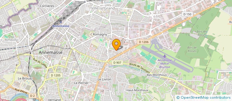 localisation de l'entreprise MONSIEUR MAGNO BRAVO ALEGRE  ANNEMASSE