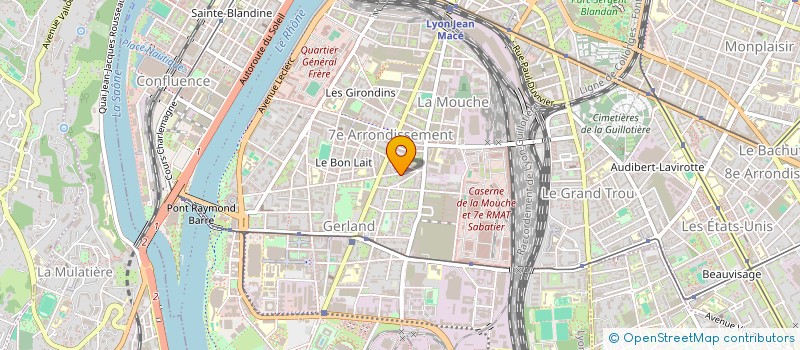 localisation de l'entreprise MONSIEUR MAGNO JORDAO BEGATTI MOREIRA  LYON