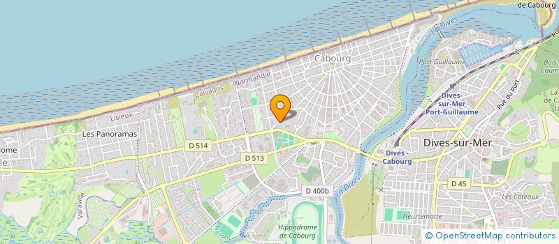 localisation de l'entreprise MONSIEUR MAGNUS DAVEY  CABOURG