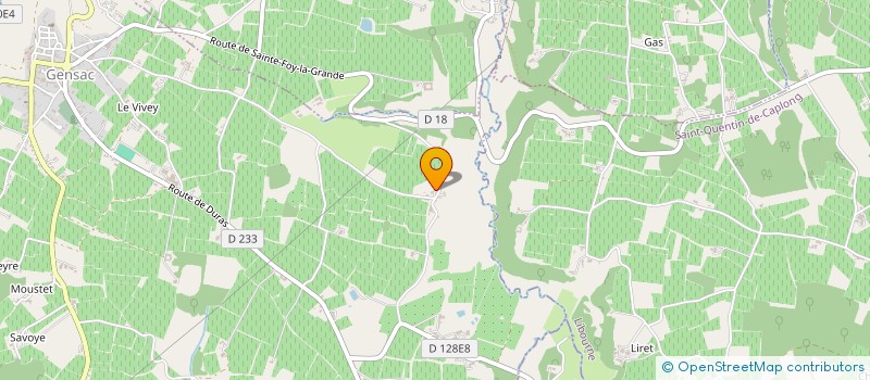 localisation de l'entreprise MONSIEUR MAGNUS KINDER  GENSAC