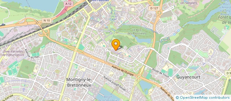 localisation de l'entreprise MONSIEUR MAGOMED BASHTAROV  GUYANCOURT