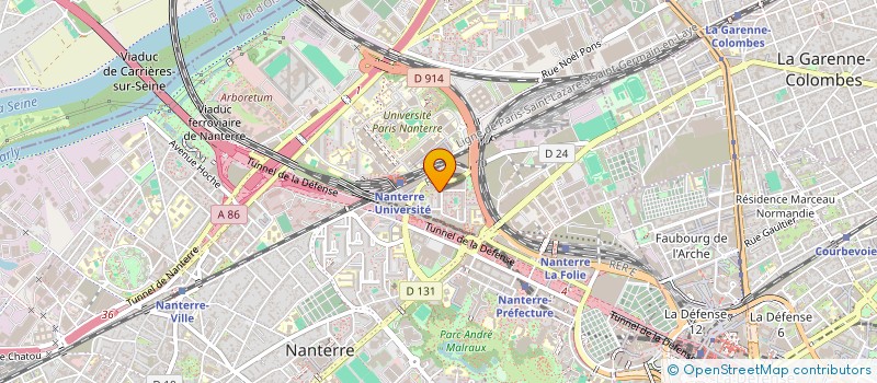 localisation de l'entreprise MONSIEUR MAGOMED KHASSOUEV  NANTERRE