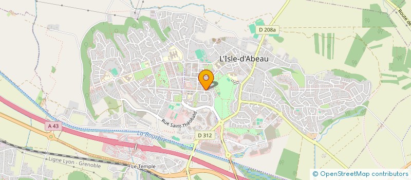 localisation de l'entreprise MONSIEUR MAGOMED MAKHTIBEKOV  L'ISLE-D'ABEAU