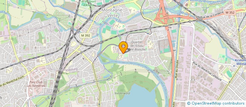 localisation de l'entreprise MONSIEUR MAGOMED MERJOIEV  STRASBOURG