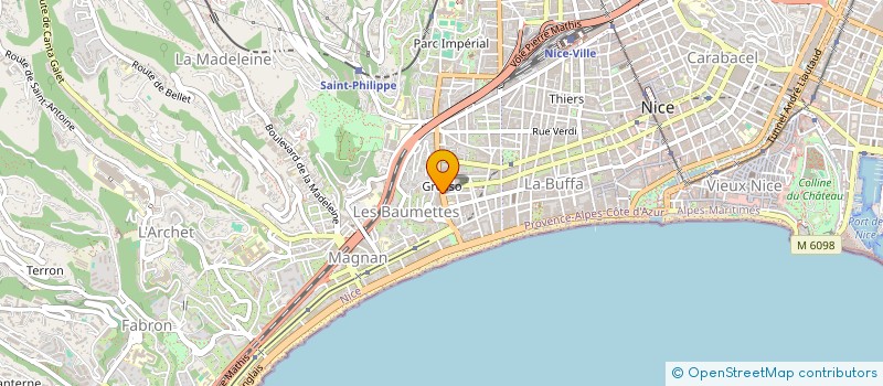 localisation de l'entreprise MONSIEUR MAGOMED NECIEV à NICE