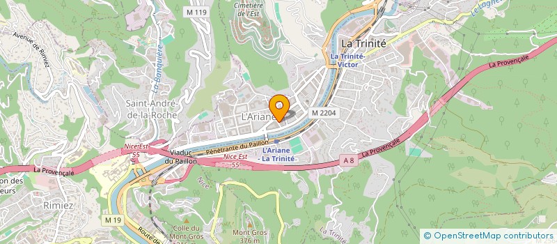 localisation de l'entreprise MONSIEUR MAGOMED TOUKAEV à NICE