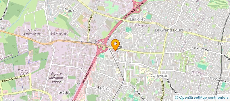 localisation de l'entreprise MONSIEUR MAGOMED UMAROV  MERIGNAC