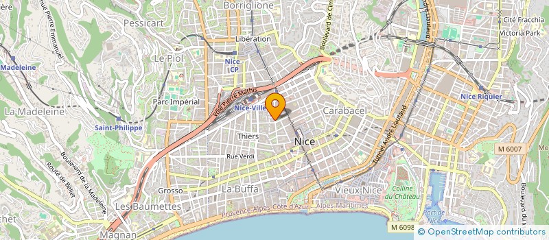 localisation de l'entreprise MONSIEUR MAGTOUF BEN MECHLIA à NICE