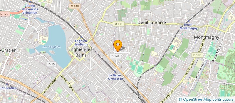 localisation de l'entreprise MONSIEUR MAGUED BASSILY ATTIA  DEUIL-LA-BARRE