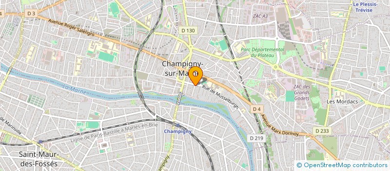 localisation de l'entreprise MONSIEUR MAGUETTE THIAM  CHAMPIGNY-SUR-MARNE