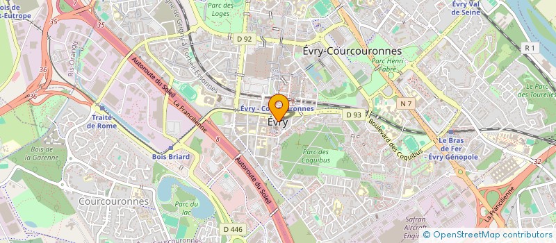 localisation de l'entreprise MONSIEUR MAHABATULLAH NIYAZI  EVRY-COURCOURONNES