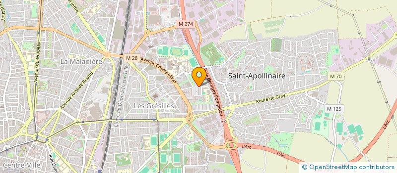 localisation de l'entreprise MONSIEUR MAHAD AHMED FARAH  DIJON