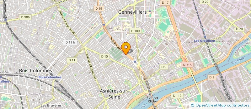 localisation de l'entreprise MONSIEUR MAHADE GASSEM à ASNIERES-SUR-SEINE