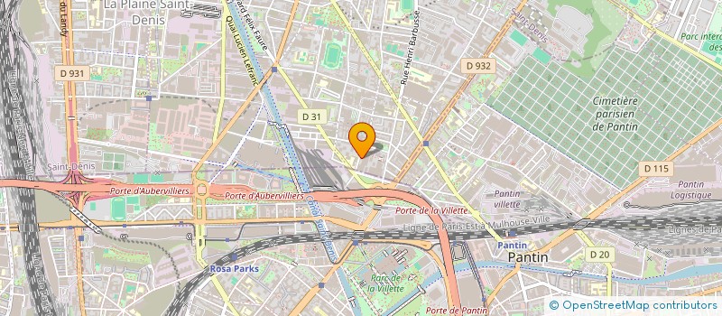 localisation de l'entreprise MONSIEUR MAHADI HASAN  AUBERVILLIERS