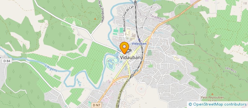 localisation de l'entreprise MONSIEUR MAHAMA GBANE à VIDAUBAN