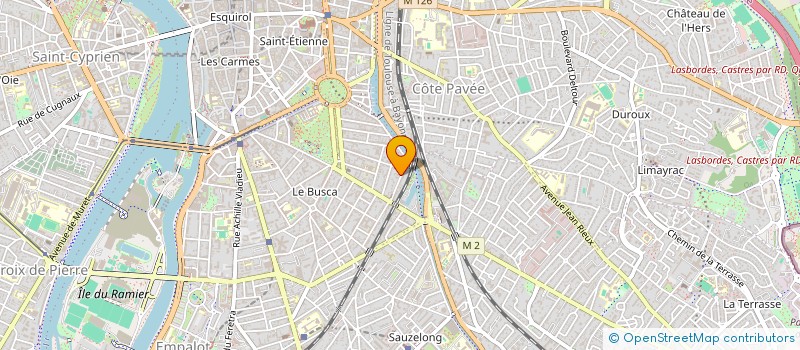 localisation de l'entreprise MONSIEUR MAHAMAD ALI IBRAHIM  TOULOUSE