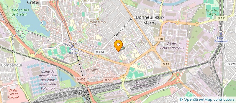 localisation de l'entreprise MONSIEUR MAHAMADOU ABOUSSOU  BONNEUIL-SUR-MARNE