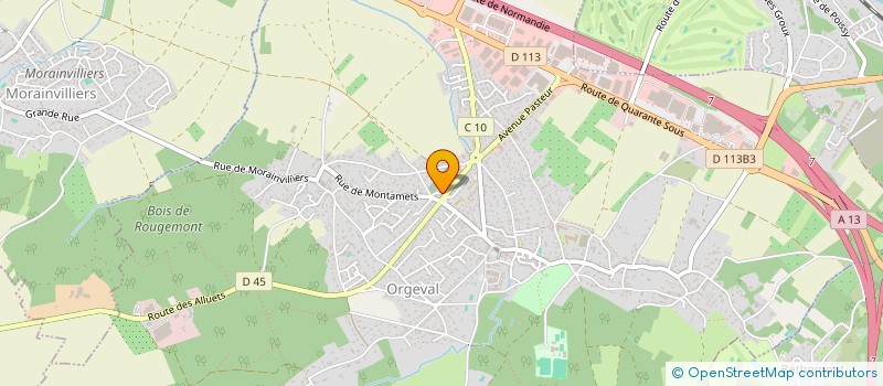 localisation de l'entreprise MONSIEUR MAHAMADOU BARADJI à ORGEVAL