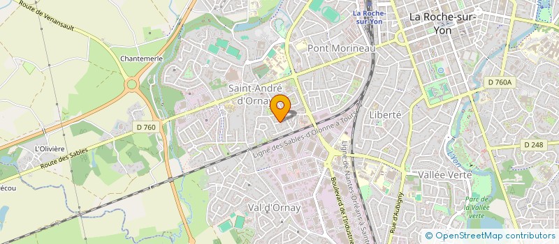 localisation de l'entreprise MONSIEUR MAHAMADOU BOUBACAR ALI à LA ROCHE-SUR-YON