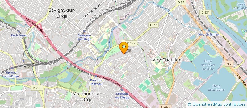 localisation de l'entreprise MONSIEUR MAHAMADOU CAMARA à VIRY-CHATILLON
