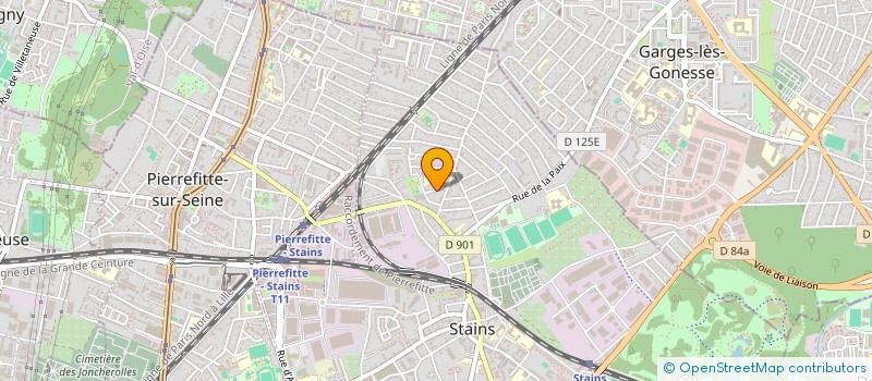 localisation de l'entreprise MONSIEUR MAHAMADOU CAMARA à STAINS