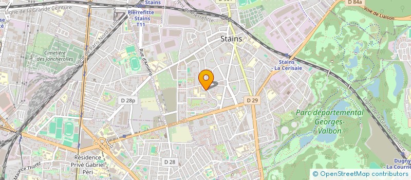 localisation de l'entreprise MONSIEUR MAHAMADOU CAMARA à STAINS