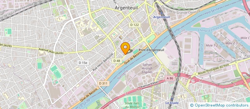 localisation de l'entreprise MONSIEUR MAHAMADOU DANFAKHA DAMBA  ARGENTEUIL