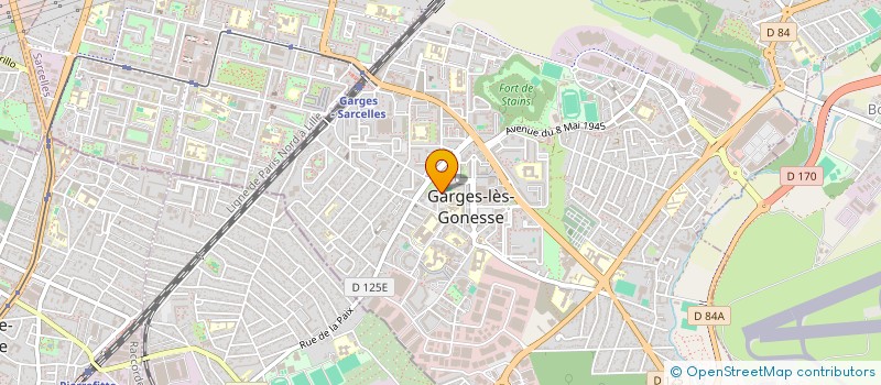 localisation de l'entreprise MONSIEUR MAHAMADOU DEMBELE  GARGES-LES-GONESSE