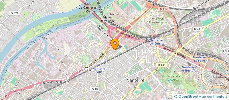 localisation de l'entreprise MONSIEUR MAHAMADOU DEME  NANTERRE