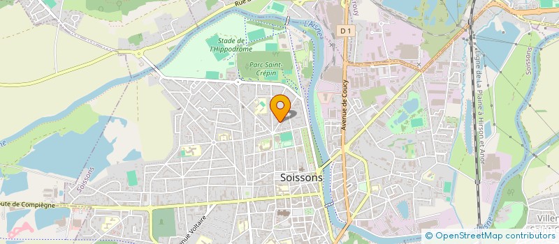 localisation de l'entreprise MONSIEUR MAHAMADOU DIAGNE à SOISSONS